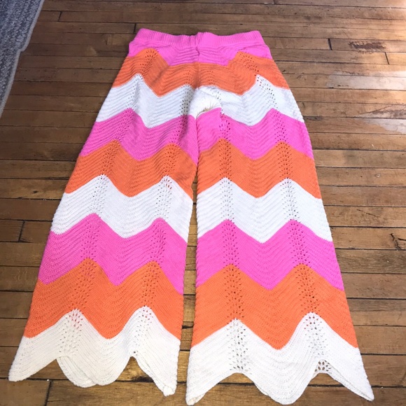 Pants - Colorful Chevron Knit Track Pants